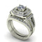 1.29ct Round Diamond Gold Bridal Set - 03US48